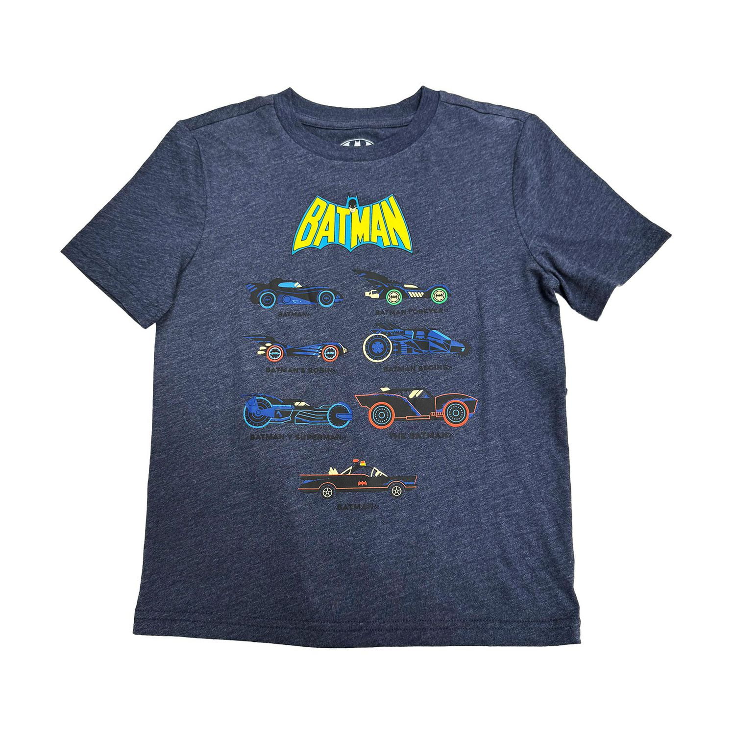 Batman Boys Movie Batmobile Short Sleeve T-Shirt
