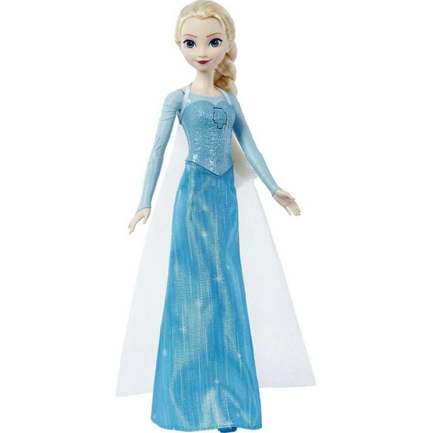 poupée chantante et lumineuse elsa du film dessin animé from the movie  frozen la reine des neiges Disney store 40 cm collection singing doll