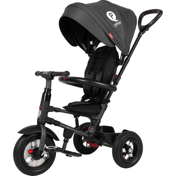 QPlay Rito Plus Folding Stroller/Tike - Black