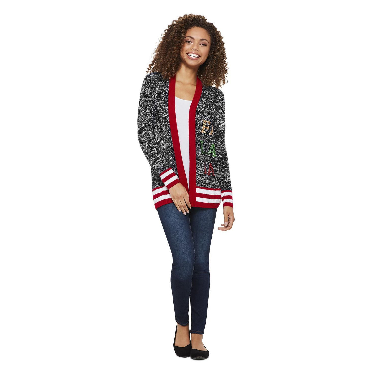 Cardigan de Noël affreux George pour dames