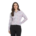 thumbnail image 1 of Chaps Women's Long Sleeve Stretch Button Down Shirt, 1 of 2