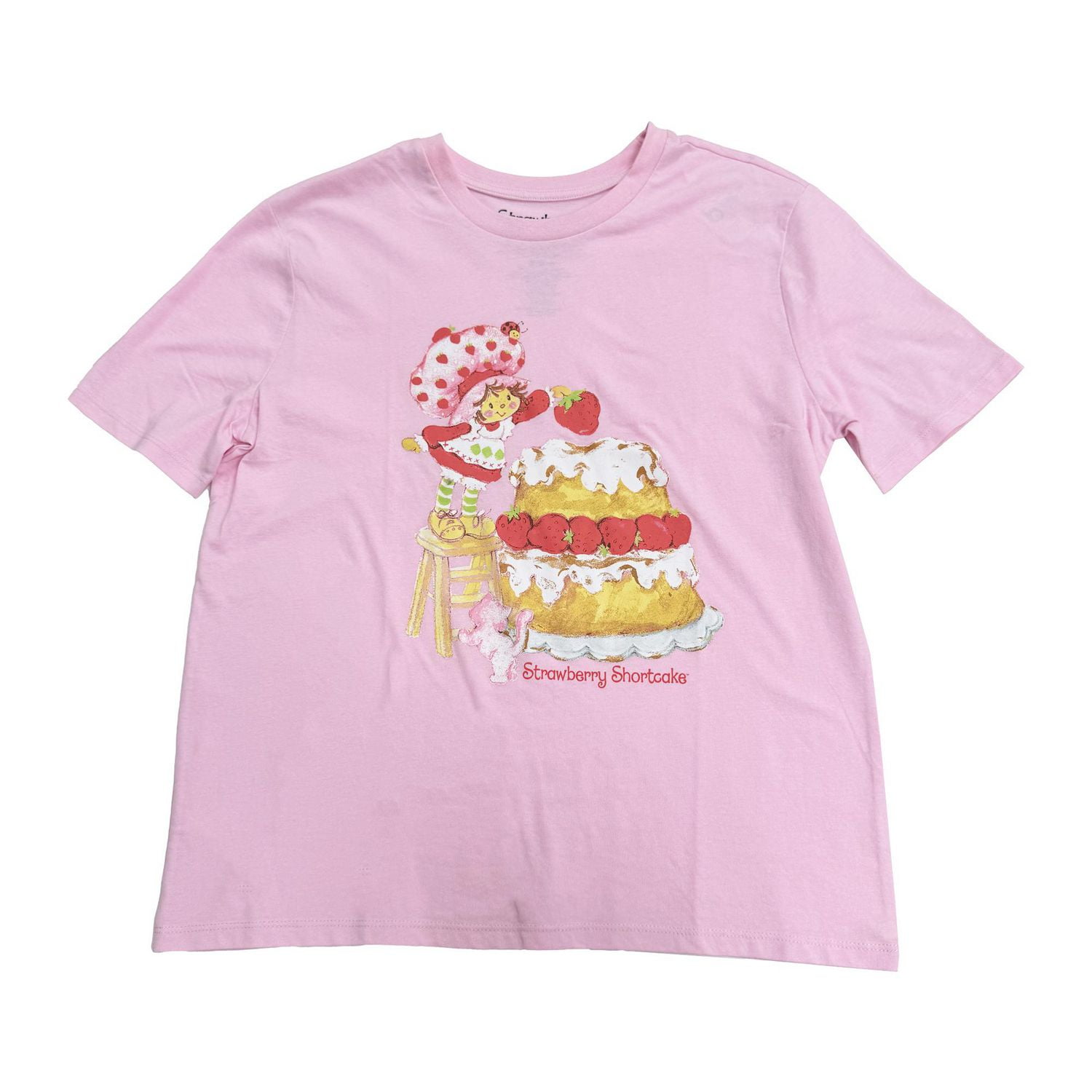 Strawberry Shortcake Ladies Topping Short Sleeve T-Shirt