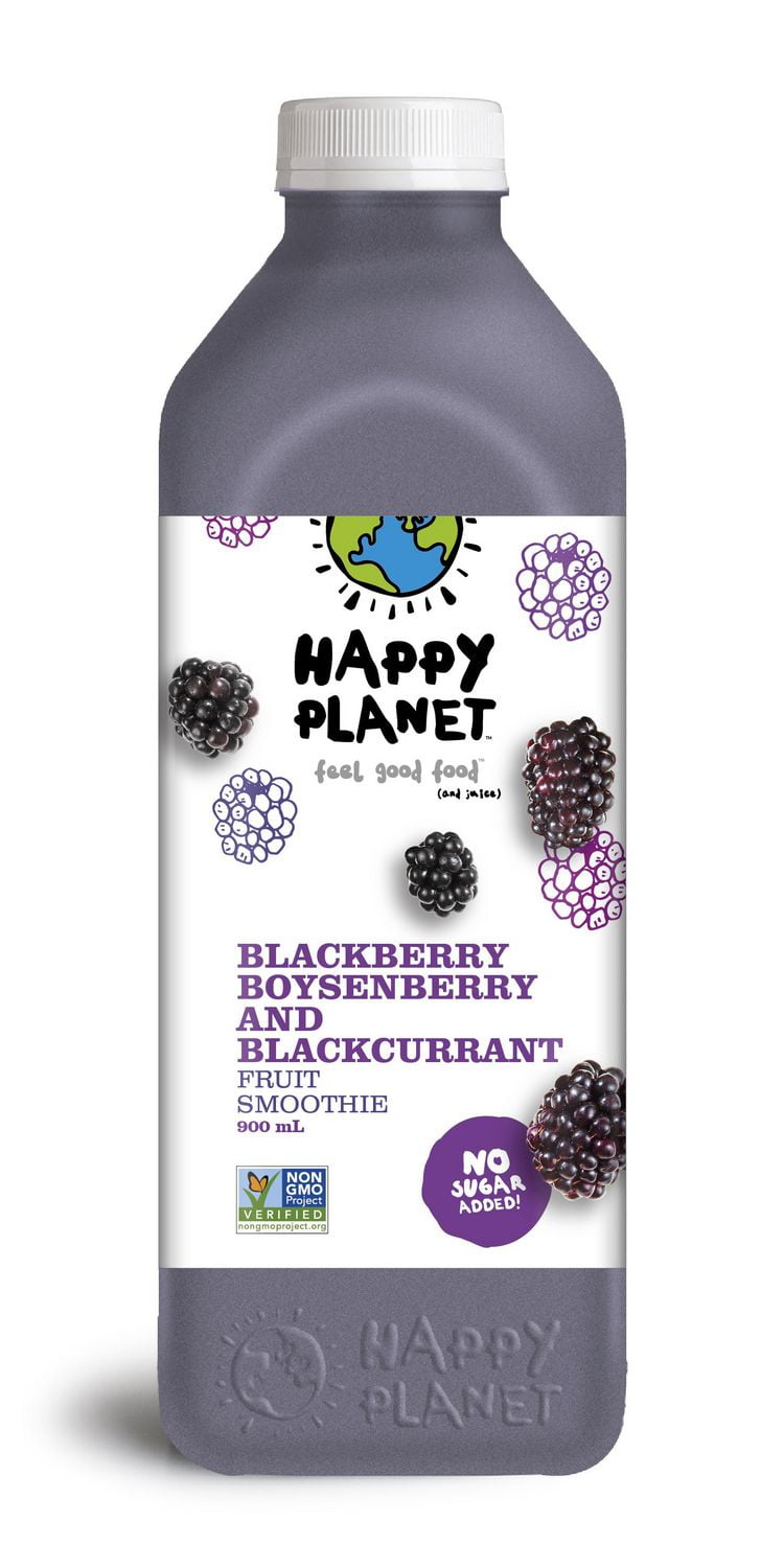 Happy Planet Mûres, mûres de boysen & cassis