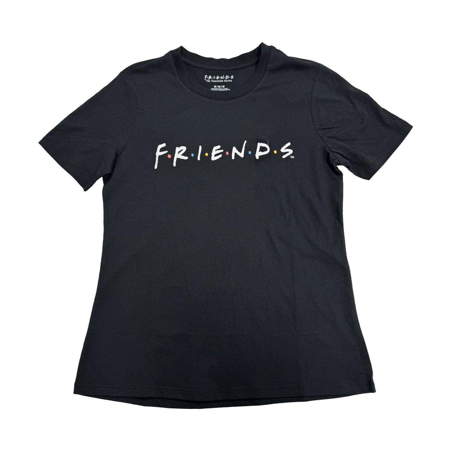 T-shirt à manches courtes avec logo Friends pour femme Tailles: TP-TG