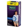 thumbnail image 2 of Sous-vêtements d’incontinence Depend Night Defense pour hommes, nuit, P/M - TG, gris, 2 of 6