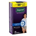 thumbnail image 3 of Sous-vêtements d’incontinence Depend Night Defense pour hommes, nuit, P/M - TG, gris, 3 of 6