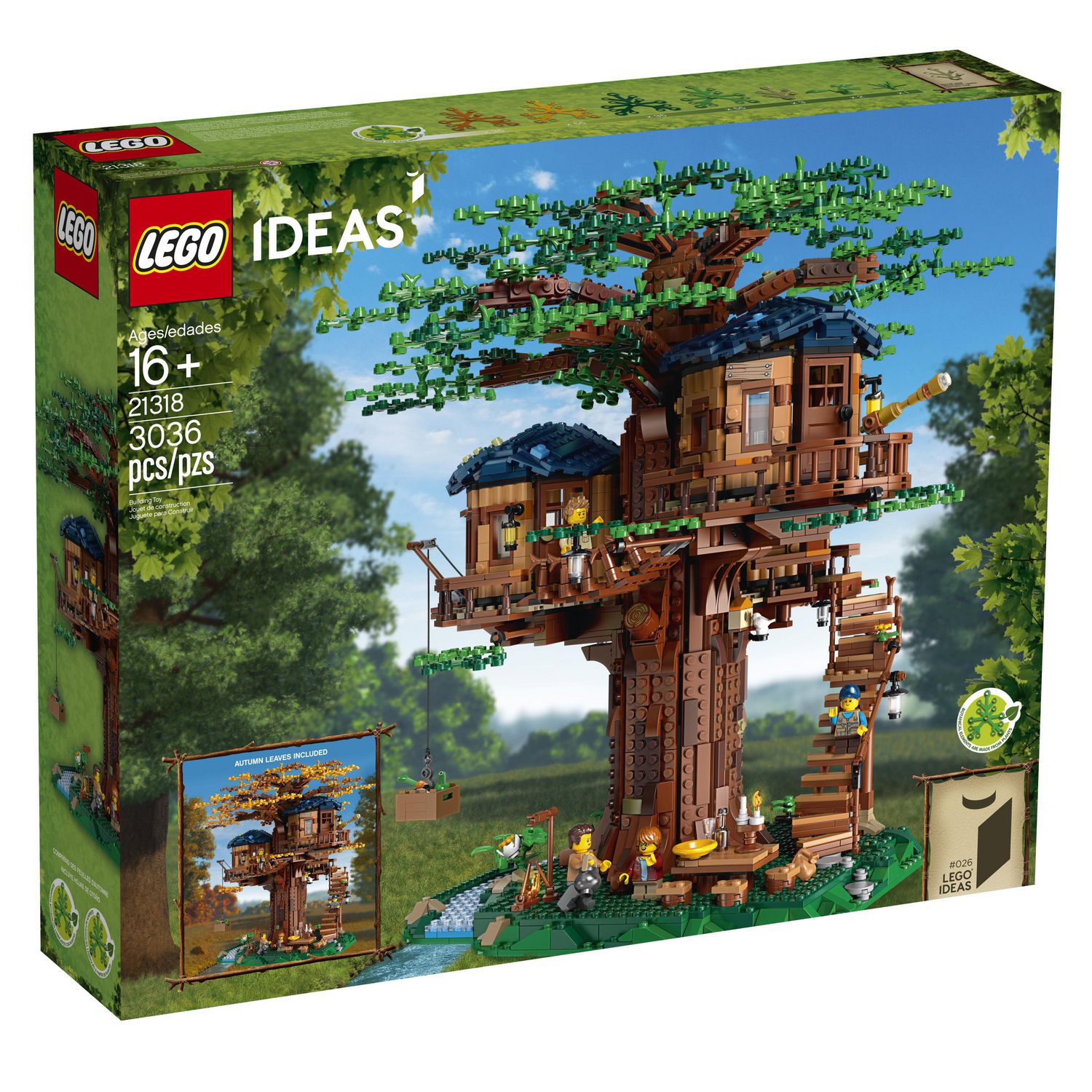 LEGO Ideas 21318 Tree House Toy Building Kit (3036 Piece 