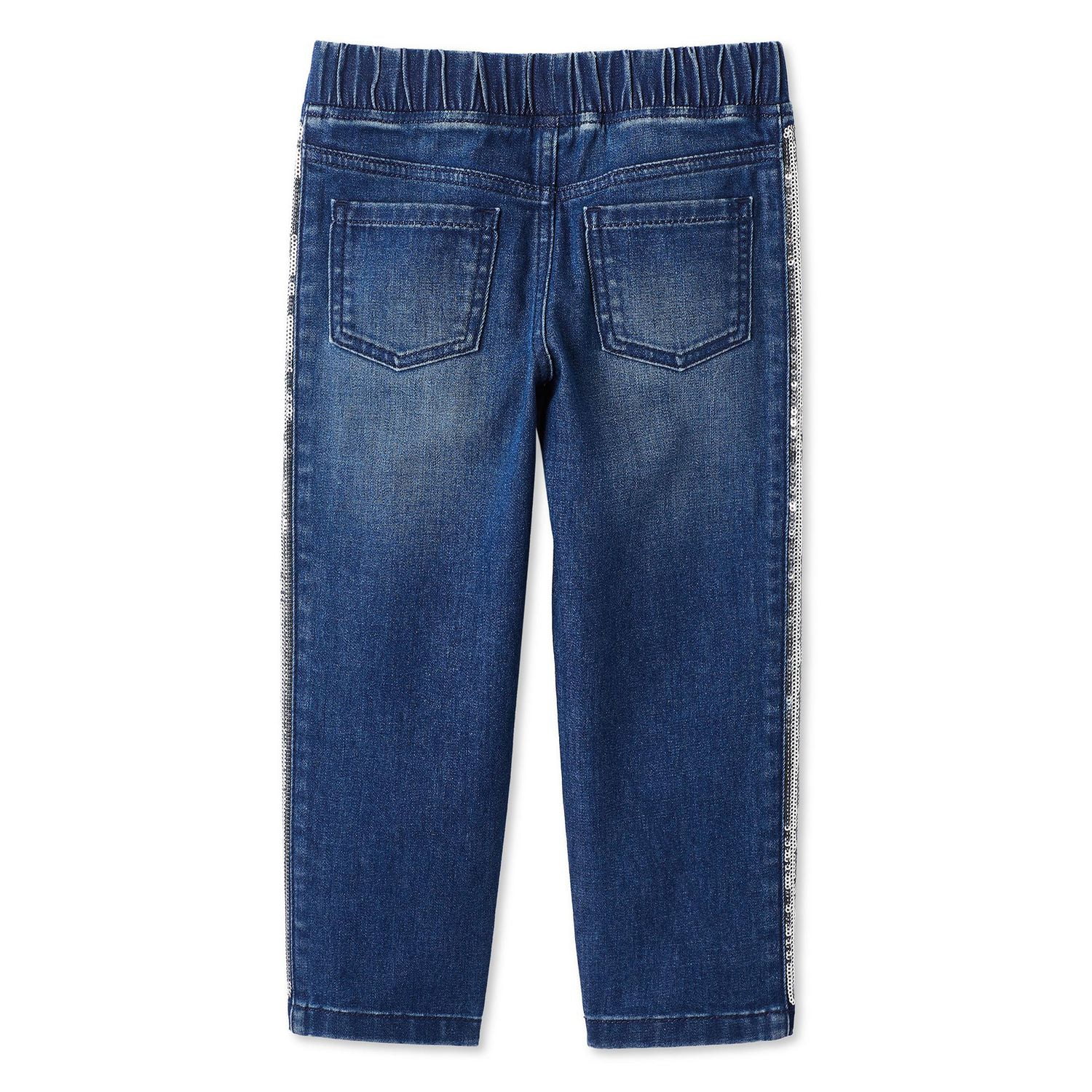 Jean à paillettes George pour petites filles