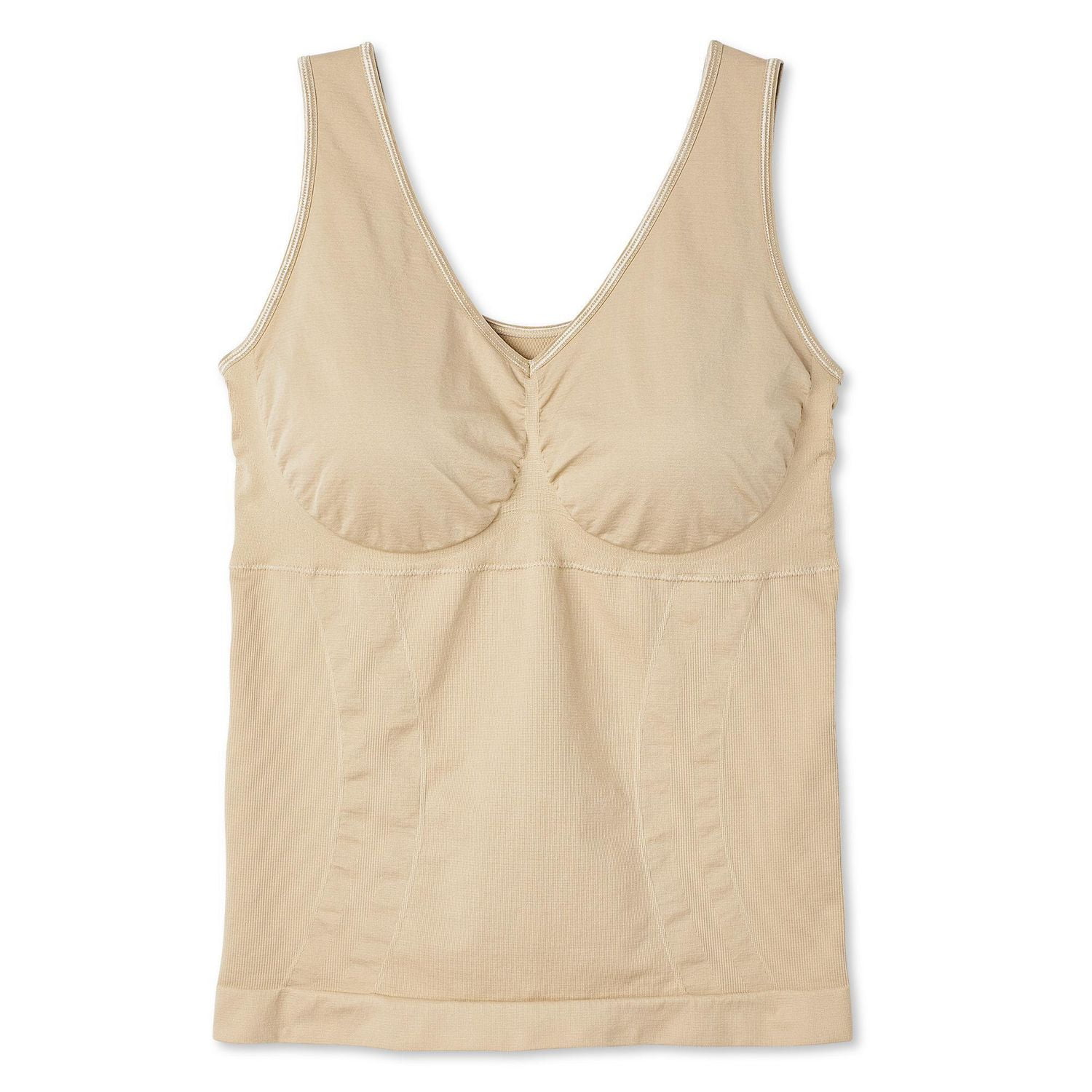 George Plus Women's V-Neckline Shapewear Cami, Sizes 1X-2X