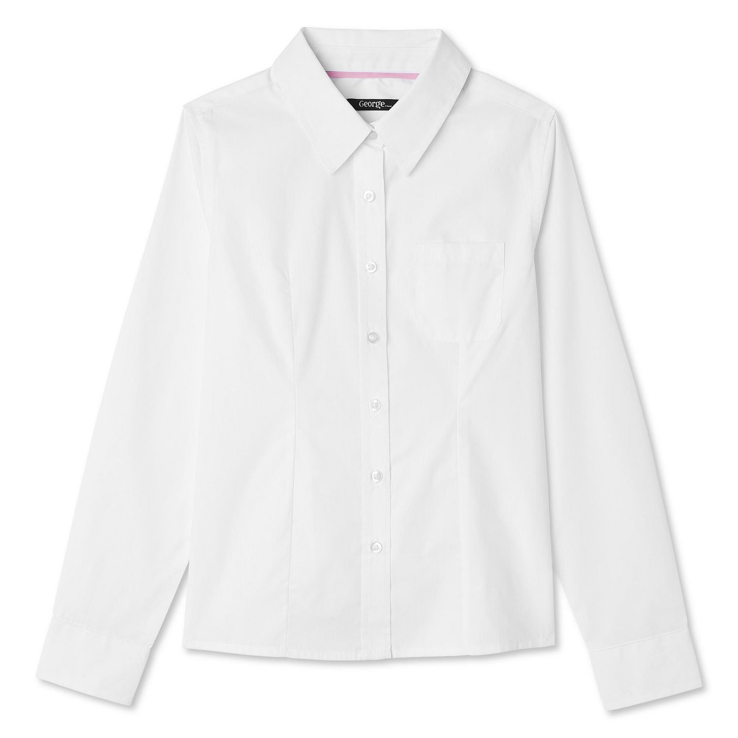 George Girls' Long Sleeve Uniform Blouse | Walmart Canada