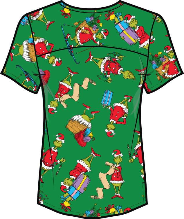 GRINCH LADIES SCRUBS