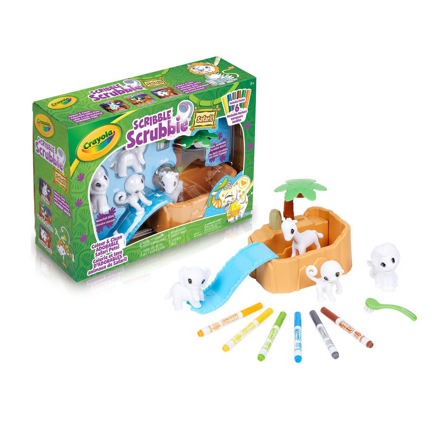 Crayola Scribble Scrubbie Safari Animal Play Set - Walmart.ca