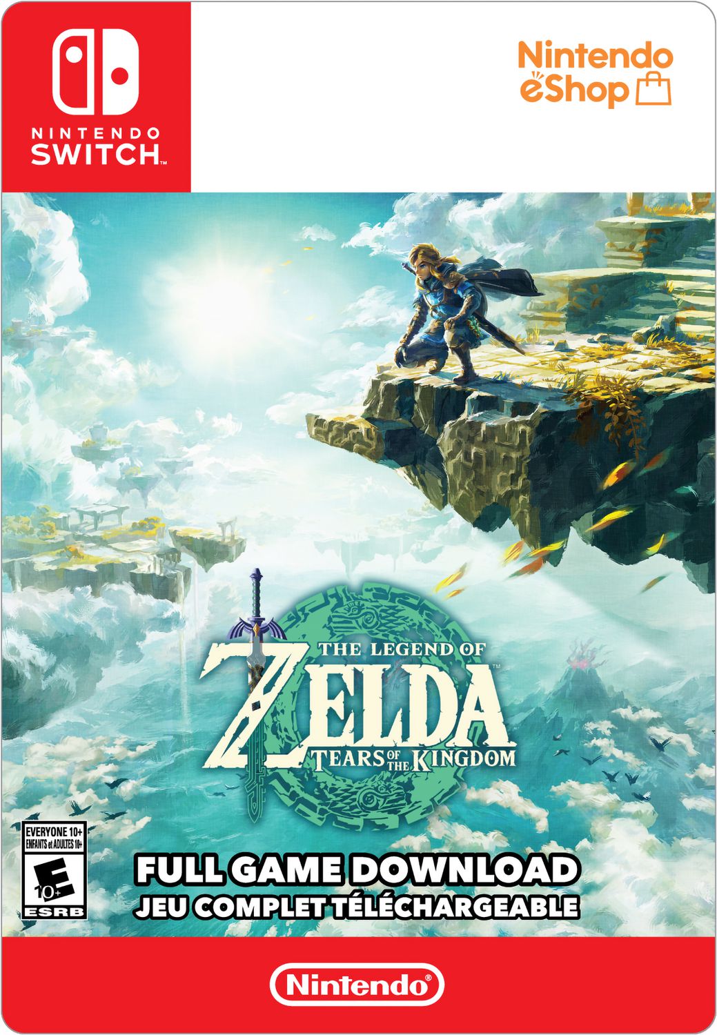 of Kingdom Tears Nintendo of The Legend Zelda: Code] [Digital the Switch -