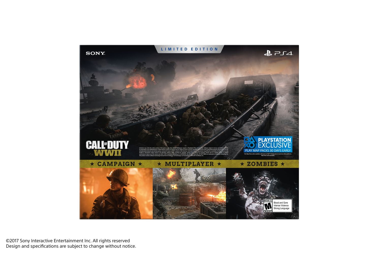 Limited Edition Call of Duty®: WWII PlayStation® 4 1TB Bundle 