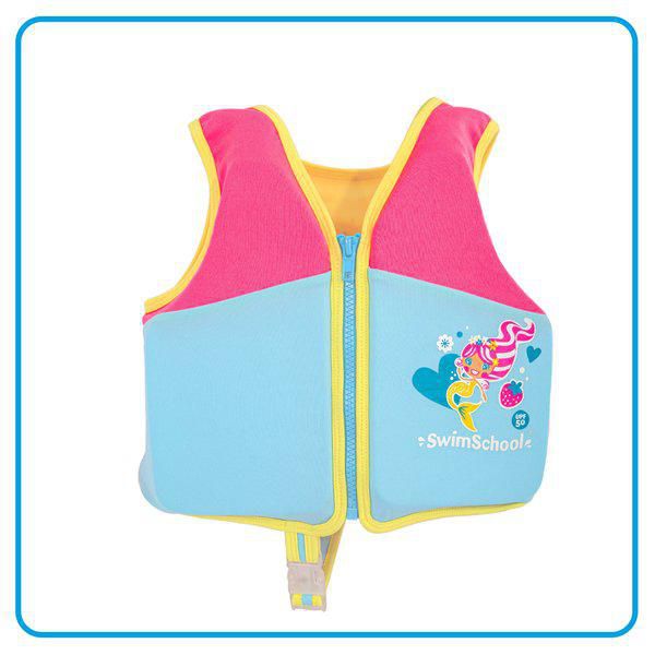 SwimSchool Youth Swim Training Vest with Adjustable Safety Strap, Mermaid  Small/Medium 