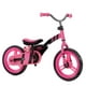 Vélo rose d’apprentissage My First Balance-to-Pedal pour enfants, âge 2-5 ans, 12 pouces – image 1 sur 6