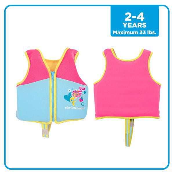 SwimSchool Youth Swim Training Vest with Adjustable Safety Strap