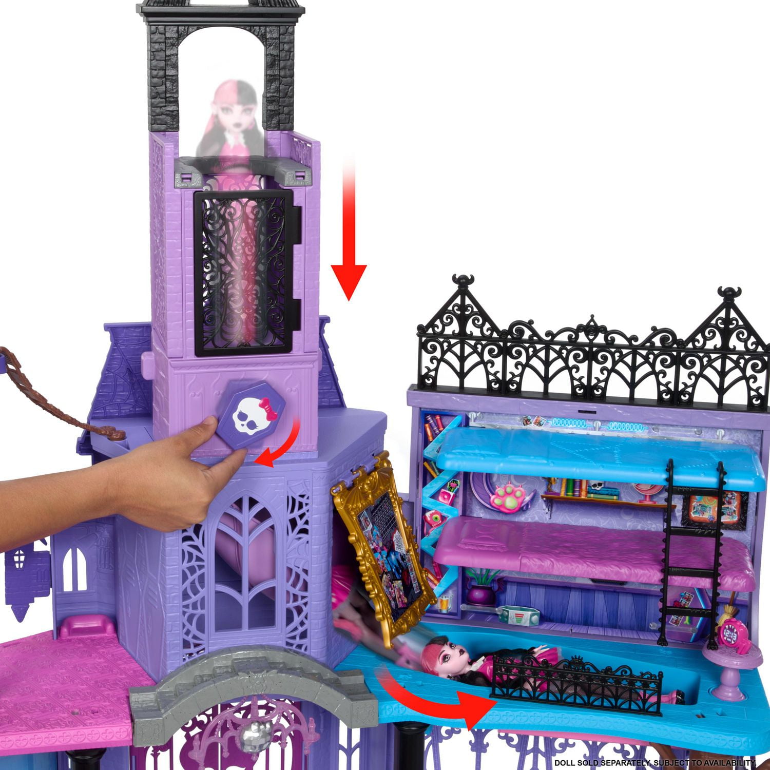 Monster High Haunted High School Playset Walmart