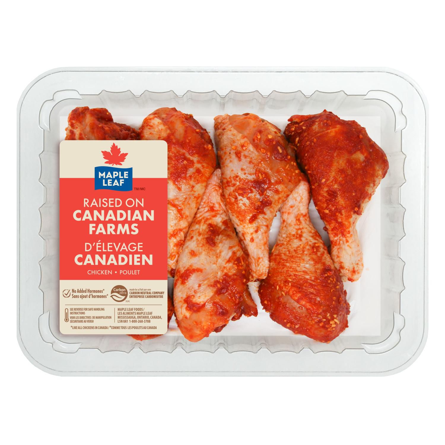 Maple Leaf Prime® Organic Chicken Wings, Drumettes and Winglets