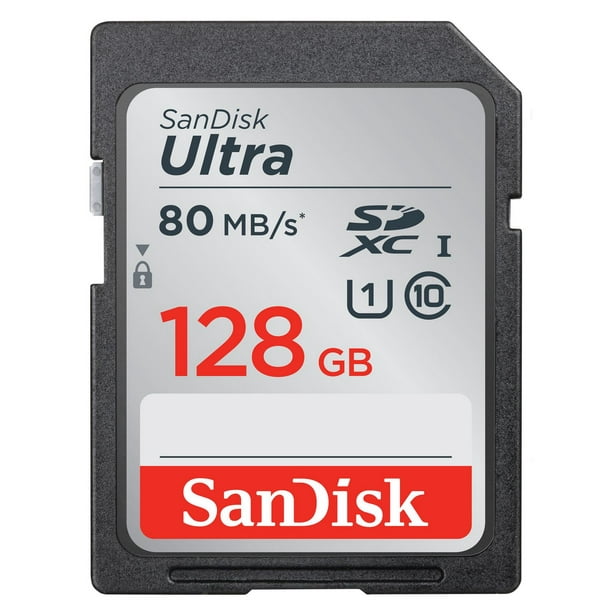 Carte SanDisk UltraMD SDXCMC UHS-I de 128 Go Images/ vidéo Full HD