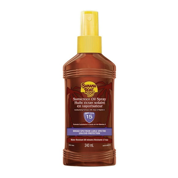 Banana Boat Sunscreen Oil Spray SPF 15, 240ml