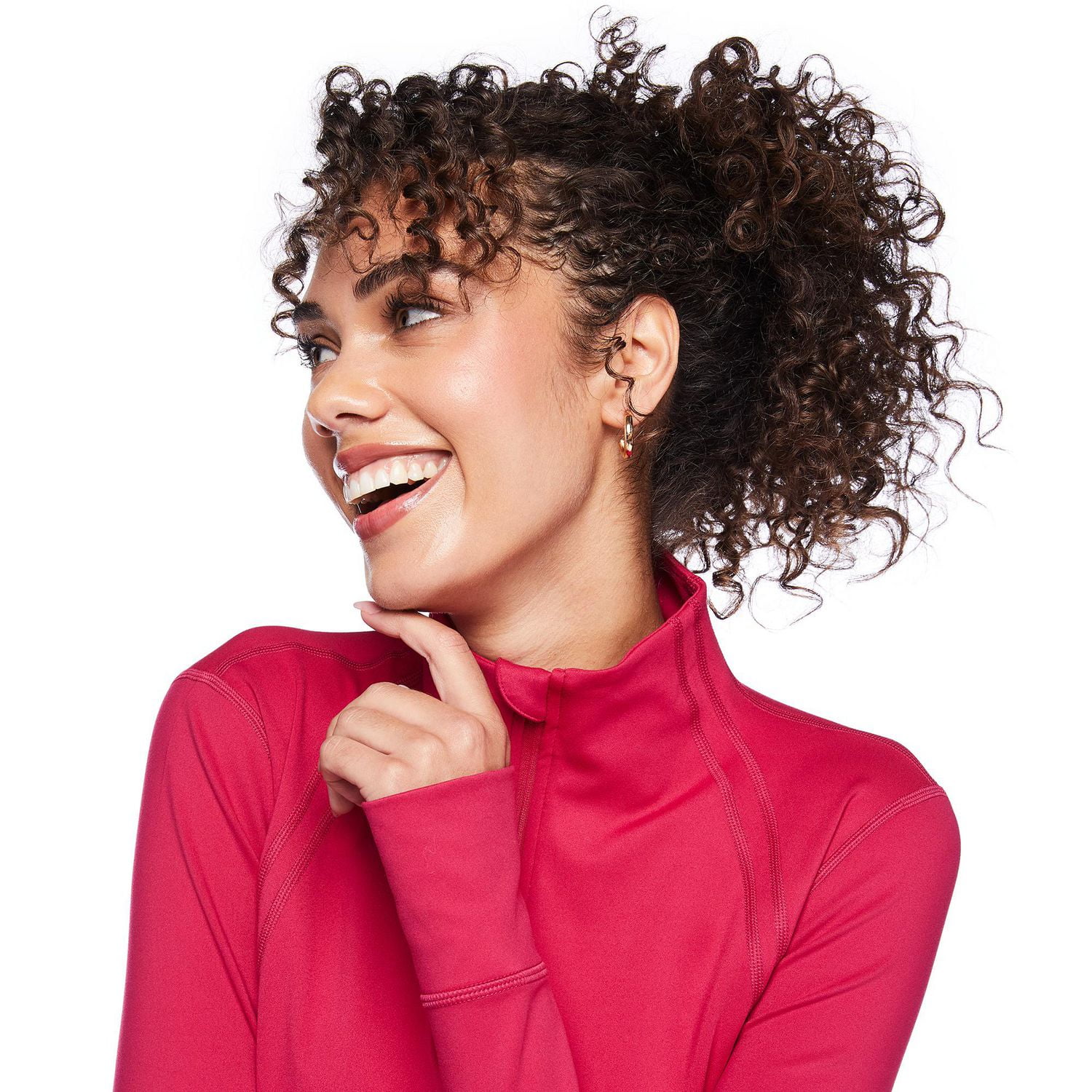 Manteau performance zippé sur la longueur Athletic Works pour femmes