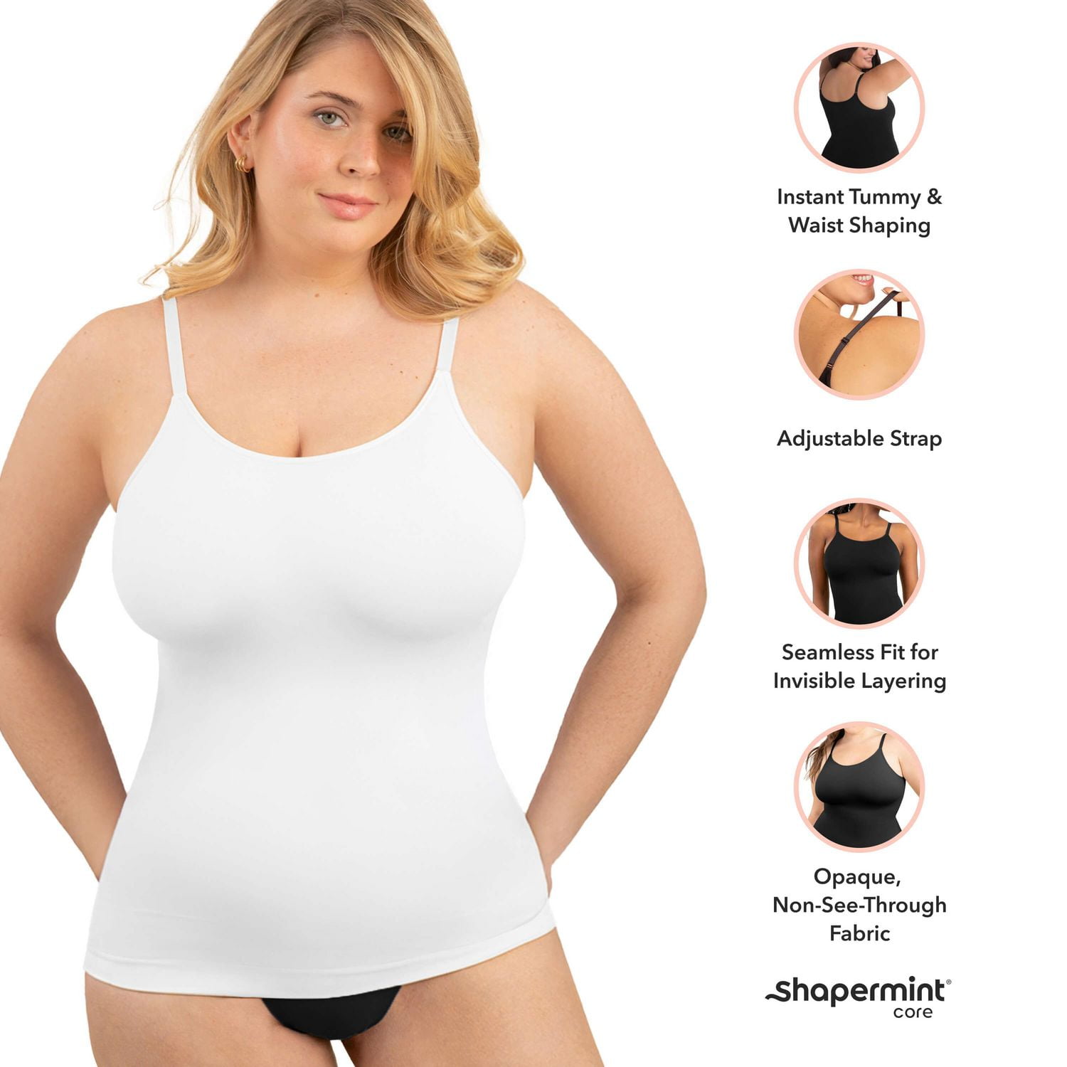 cami Shapermint Core Shapewear Cami – Comfortable Waist Shaping Tank