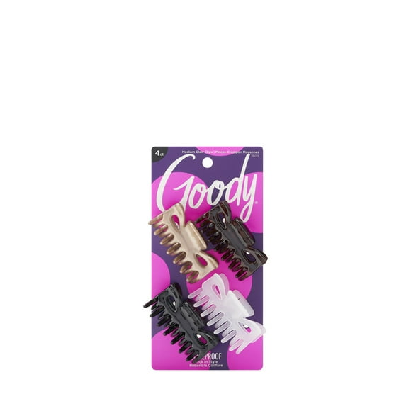 Goody Medium Claw Clips - 4ct, Goody Medium Claw Clips