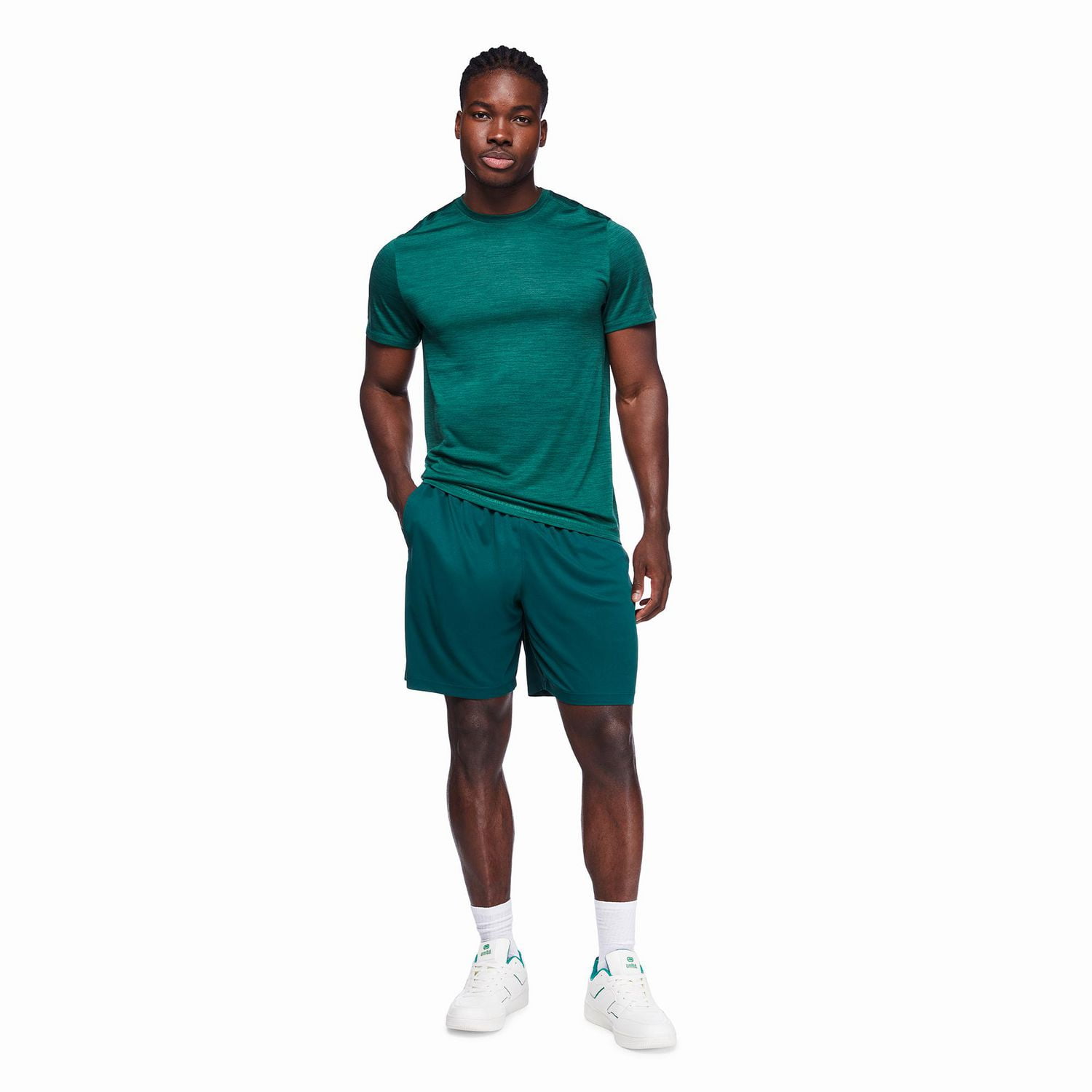 Short coupé cousu Athletic Works pour hommes