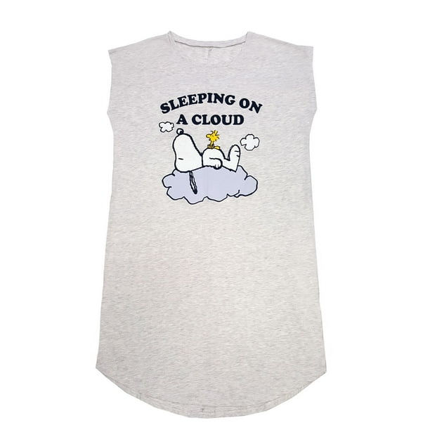Peanuts Chemise de nuit pour femme "Sleeping on a Cloud"