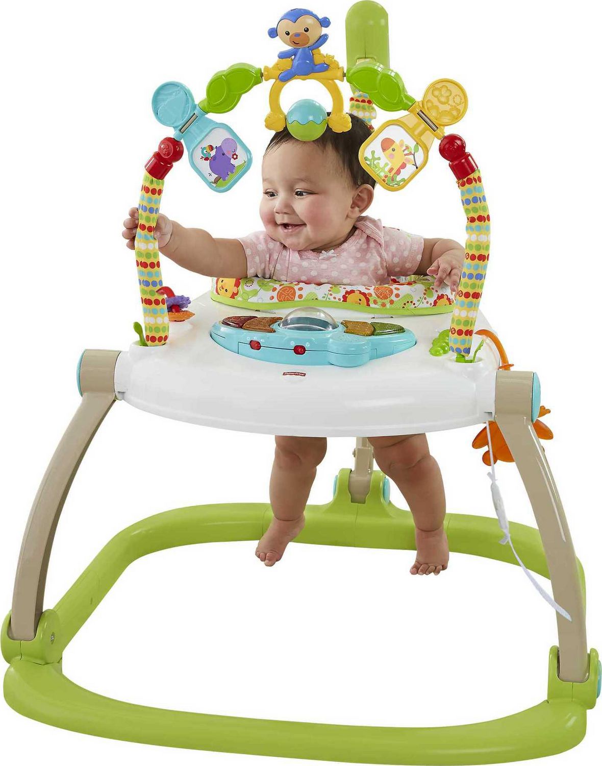 Fisher-Price Jumperoo Jungle, Siège Harnais Sauteur Bébé