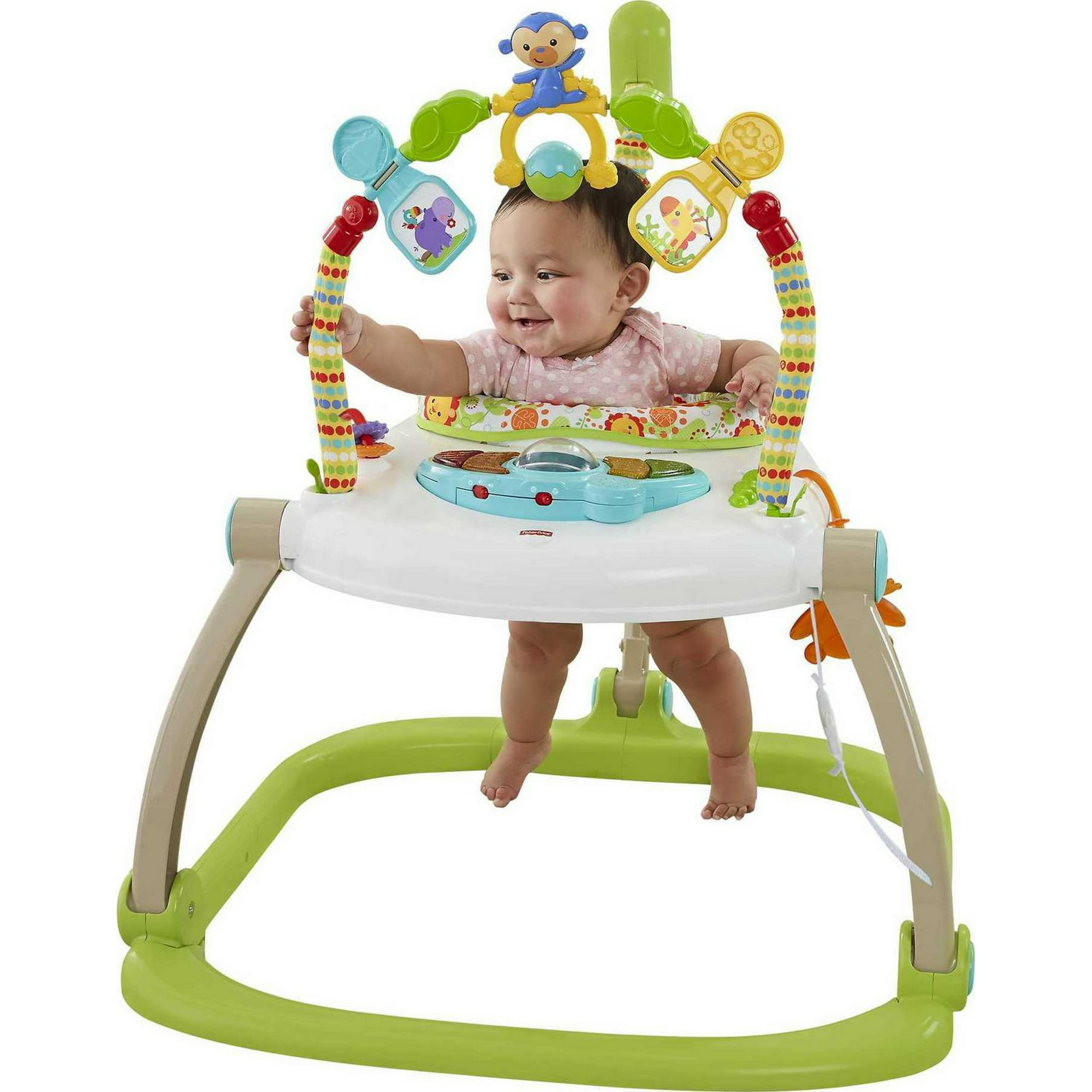 Fisher-price Jumping Jungle Jumperoo Baby Jumper With Lights And