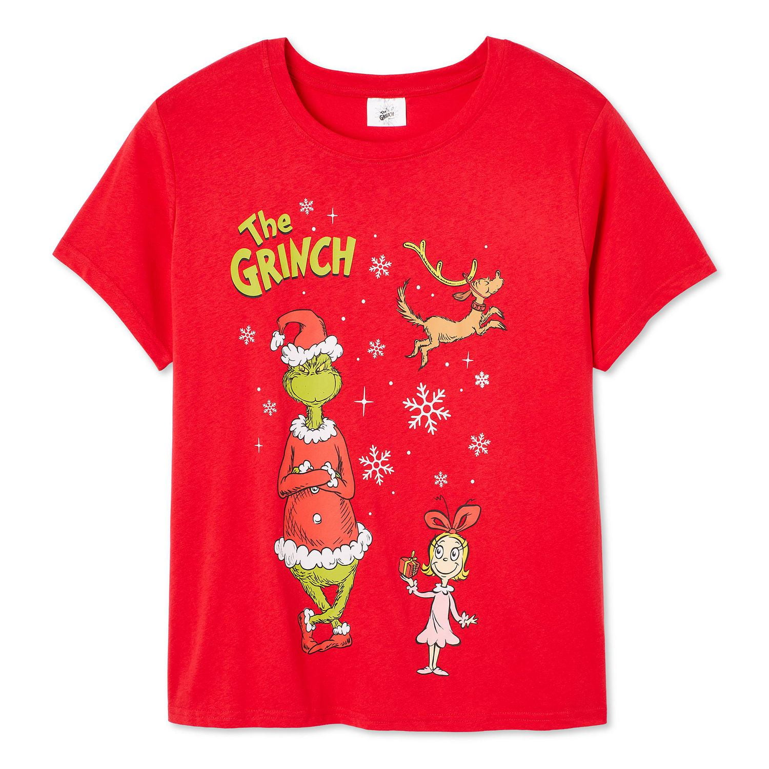 The Grinch Women's Plus Boyfriend Fit Tee