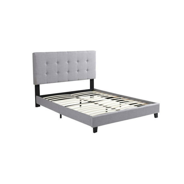 Dorian King Platform Bed, Silver - Walmart.ca