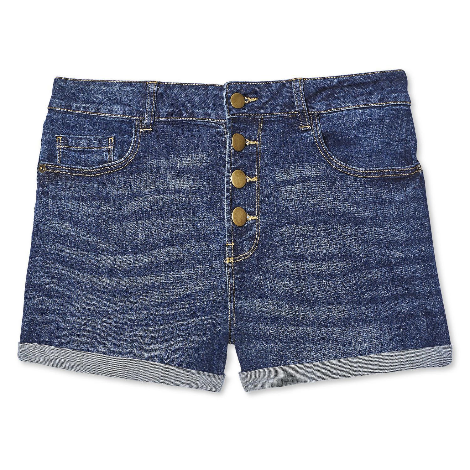 Women's Button Fly Denim Short Walmart Canada