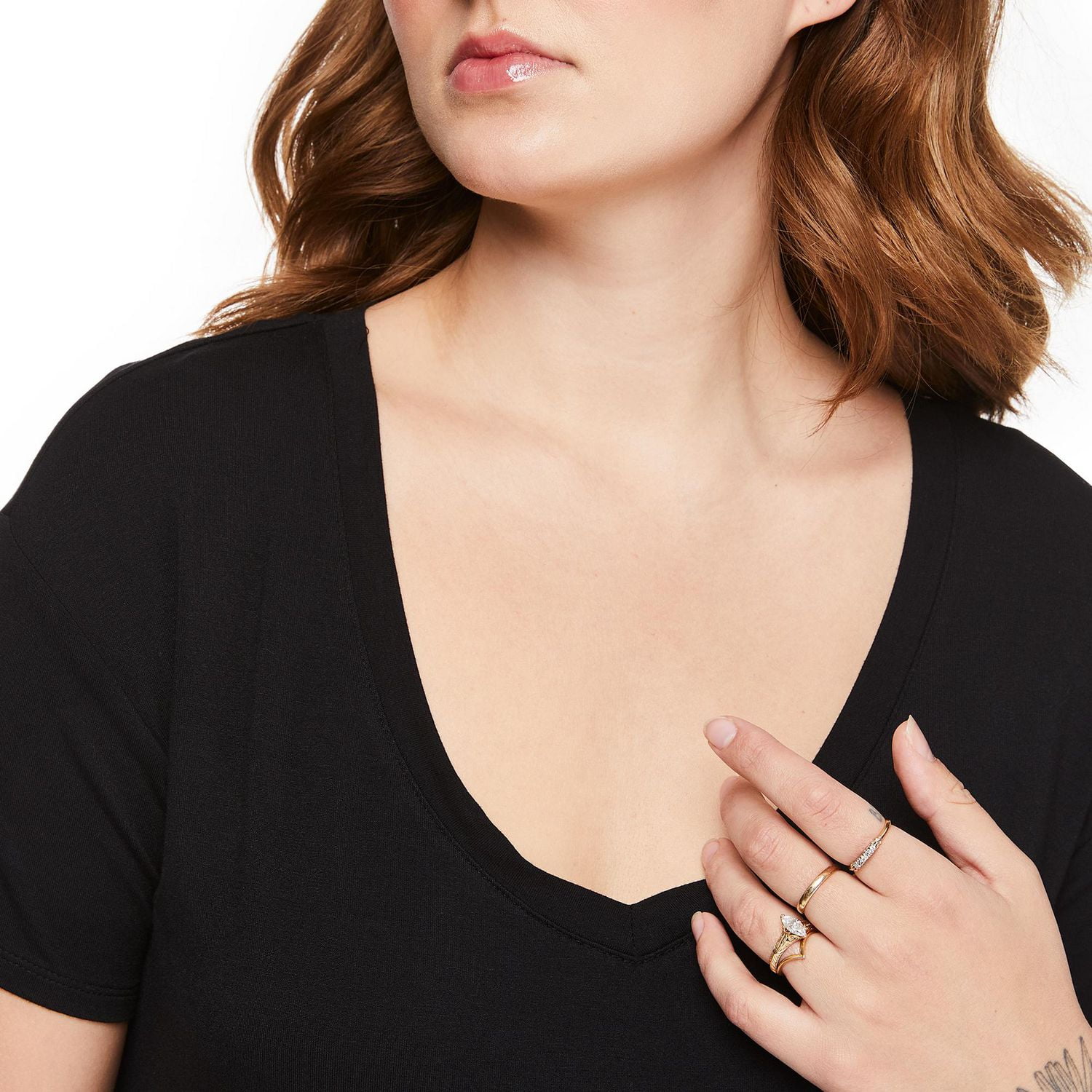 T-shirt d’allaitement fendu sur les côtés Paisley Sky Maternité