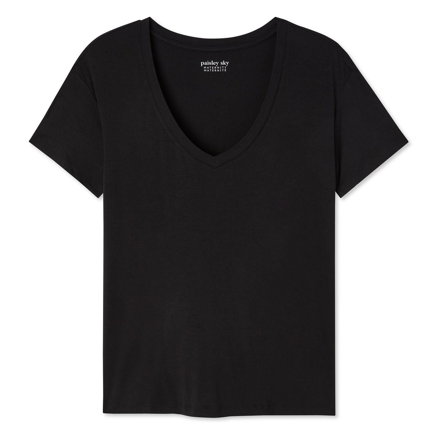 T-shirt d’allaitement fendu sur les côtés Paisley Sky Maternité