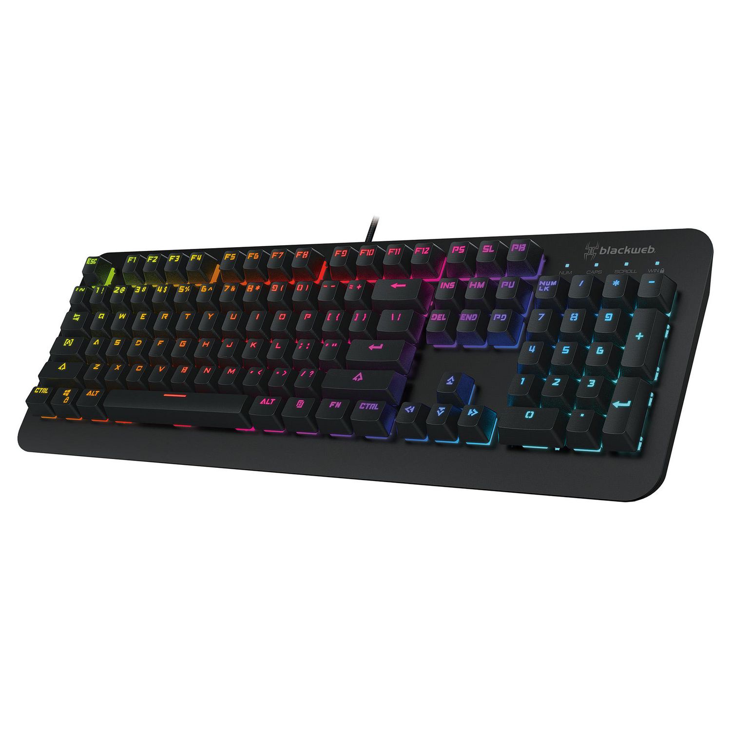 blackweb Wired RGB Mechanical Gaming Keyboard (Rich Black)