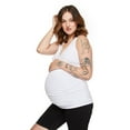 thumbnail image 2 of Paisley Sky Maternity Snap Henley Tank, 2 of 6