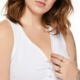thumbnail image 4 of Paisley Sky Maternity Snap Henley Tank, 4 of 6