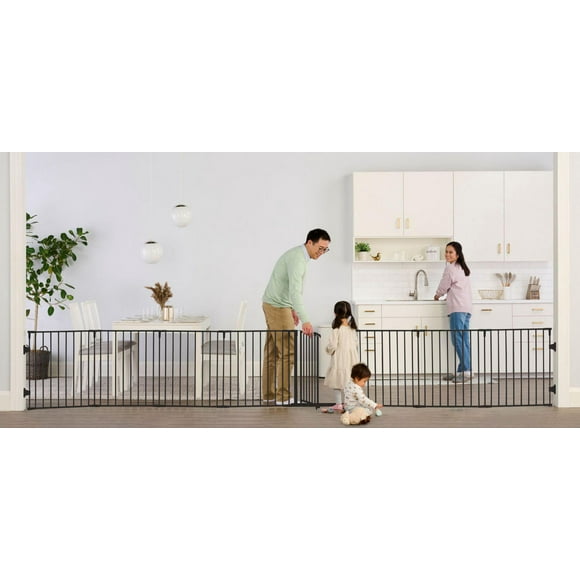 Super Wide Adjustable Baby Gate and Play Yard