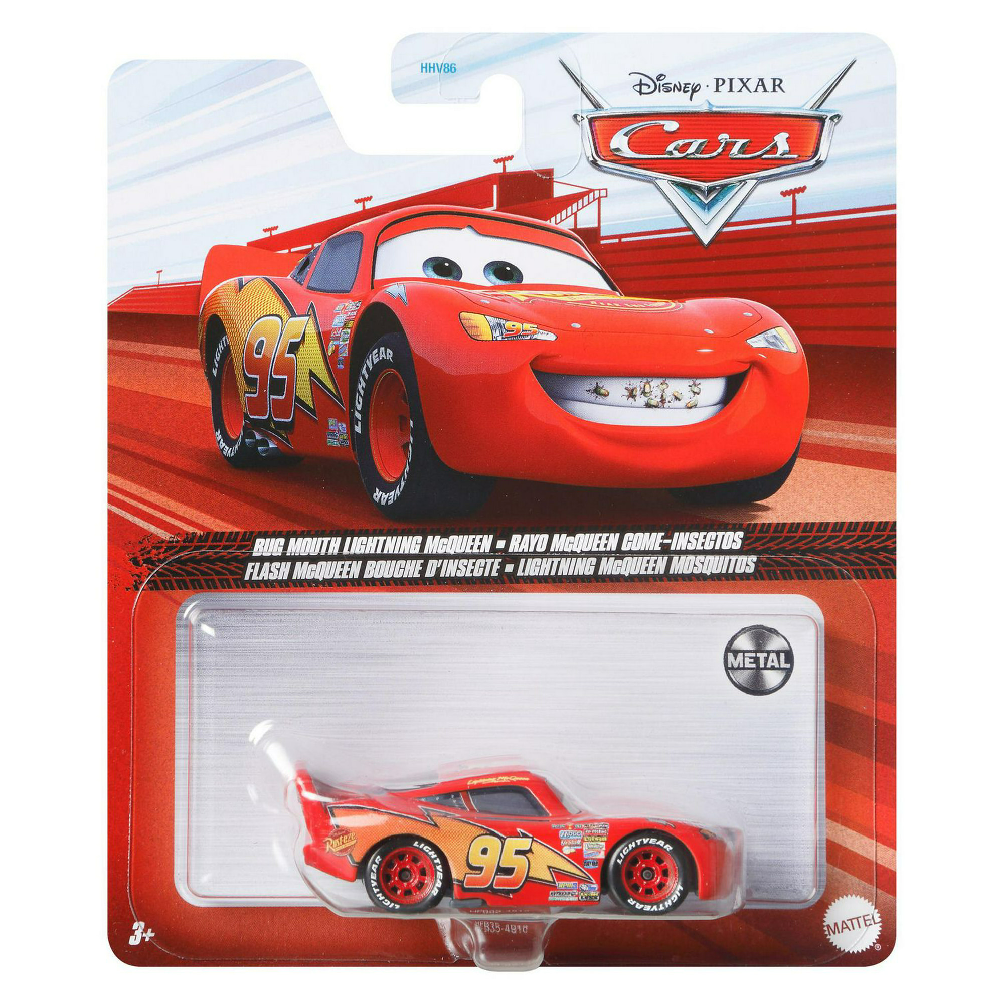 Disney and Pixar Cars Die-Cast Singles Lightning Mcqueen, 1:55 scale Fan  Favorite Vehicle 