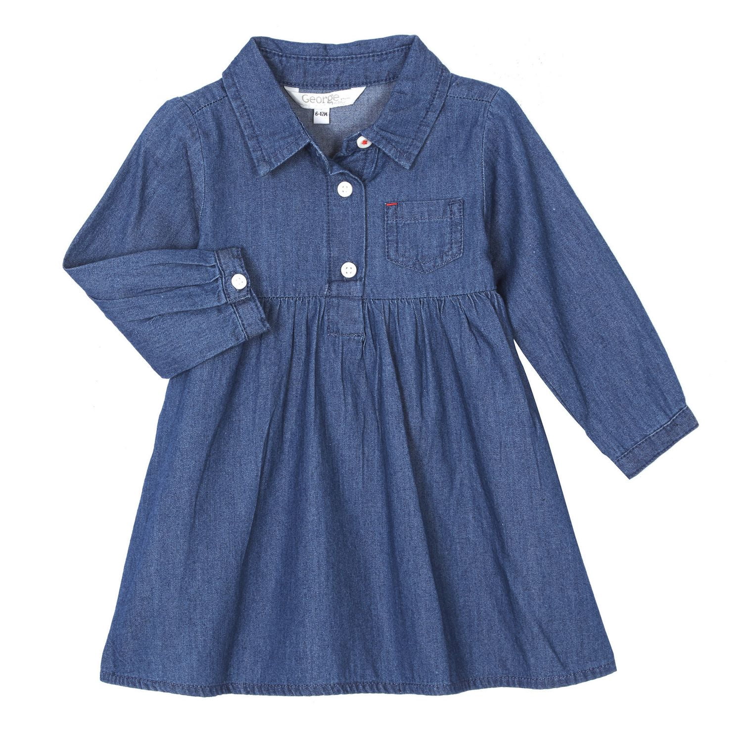 newborn denim dress