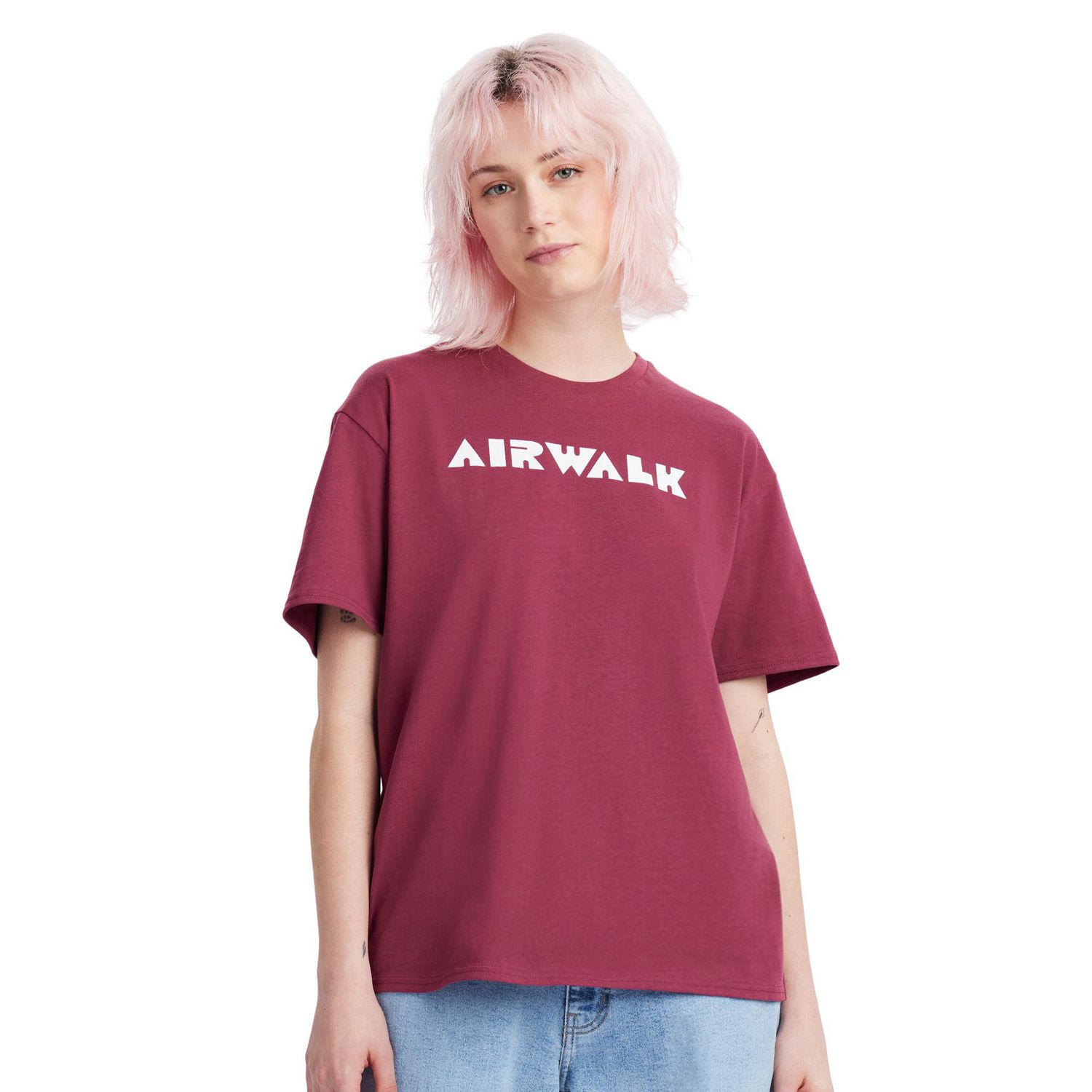 Airwalk Women’S Short Sleeve Logo Tee