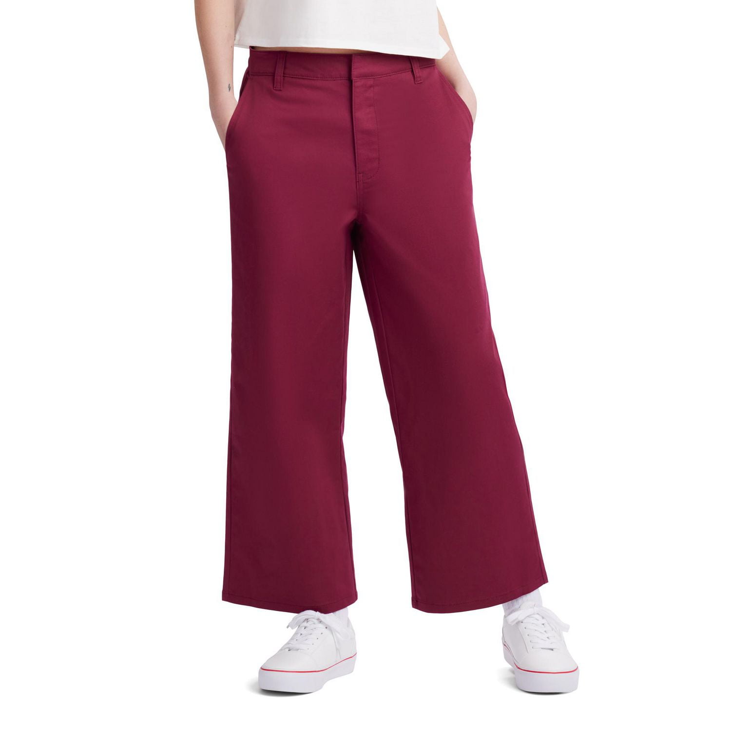 AIRWALK WOMENS STRAIGHT CHINO PANTS