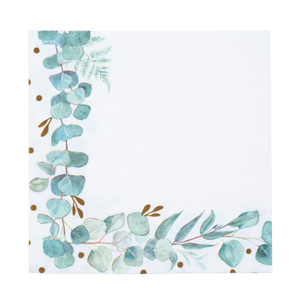 Greenery 3ply napkin, 3 ply party napkin greenery Walmart.ca