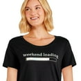 thumbnail image 4 of George Women's Soft Pajama Tee, 4 of 6