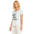 thumbnail image 2 of George Women's Soft Pajama Tee, 2 of 6