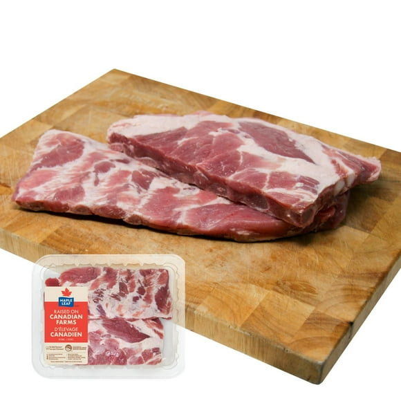 Maple Leaf Fresh Whole Pork Side Ribs, 2 Pork Side Ribs