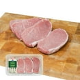 thumbnail image 1 of Maple Leaf Fresh Boneless Center Cut Pork Chops Raised Without Antibiotics, 4 Pork Chops, 0.60 - 0.75 KG, 1 of 5